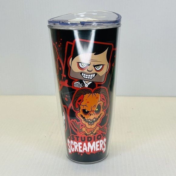 Universal Studios 2022 Halloween Horror Nights Screamers 24 oz Hot & Cold - Picture 1 of 4